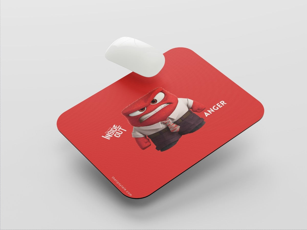 "Inside Out : Anger" Mousepad Enhance Your Workspace with Style