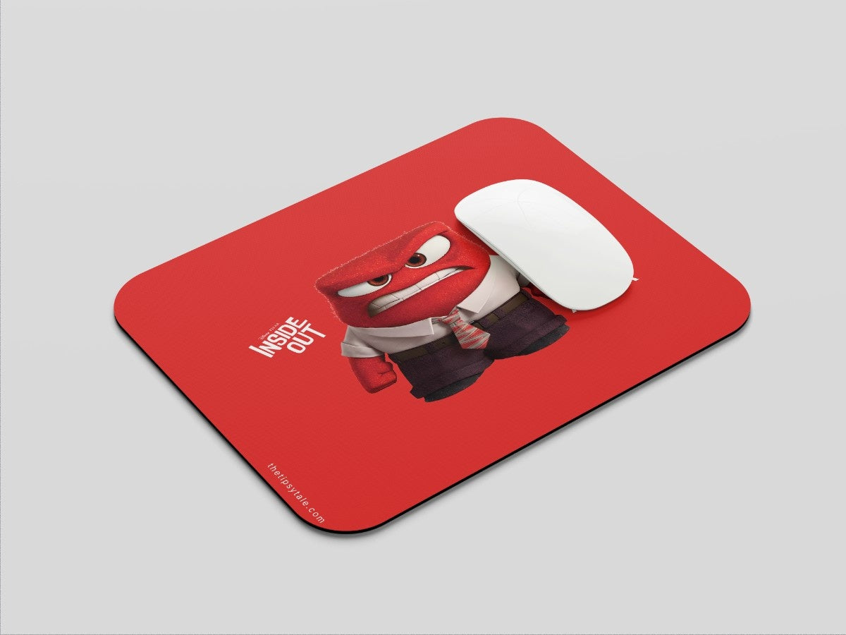 "Inside Out : Anger" Mousepad Enhance Your Workspace with Style