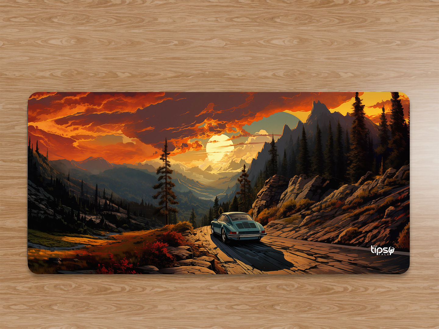 "CHASING THE SUNSET" Gaming Mousepad Elevate Your Gaming Experience