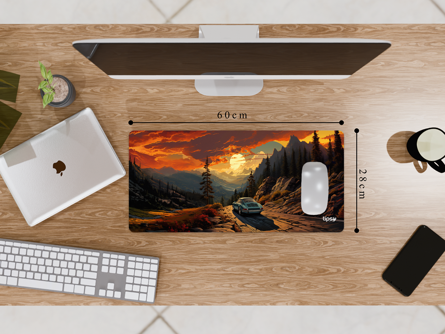 "CHASING THE SUNSET" Gaming Mousepad Elevate Your Gaming Experience