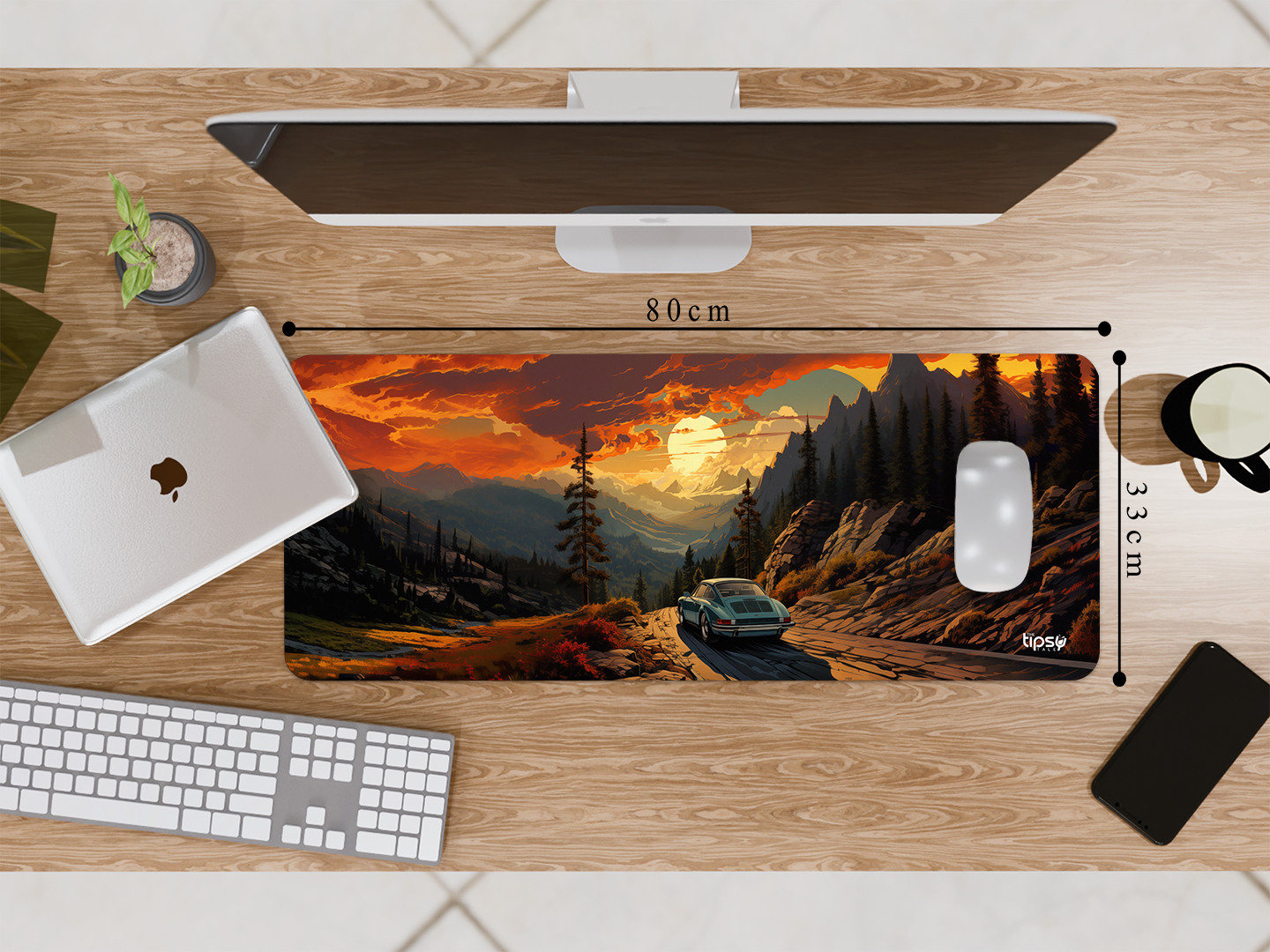 "CHASING THE SUNSET" Gaming Mousepad Elevate Your Gaming Experience