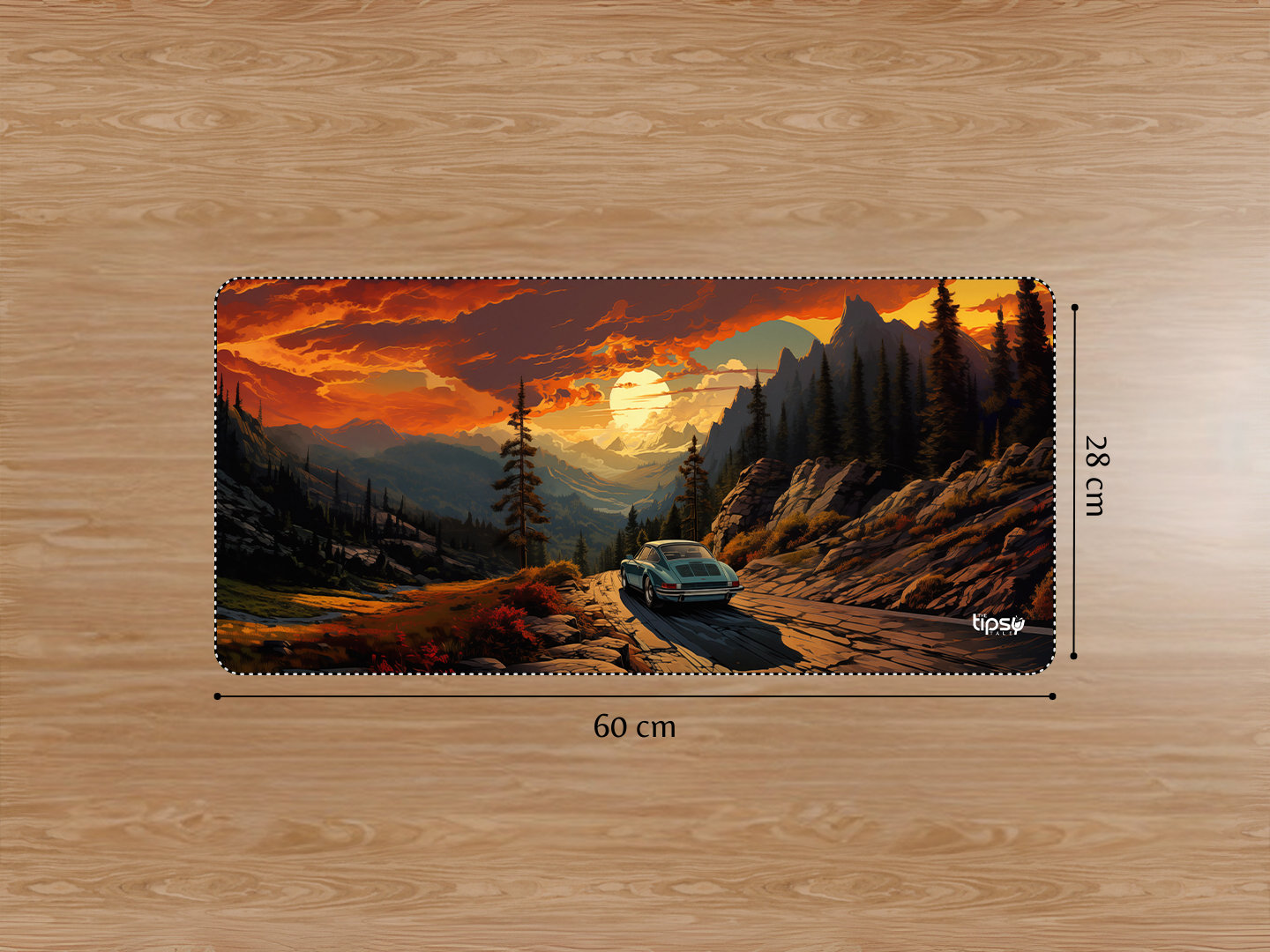 "CHASING THE SUNSET" Gaming Mousepad Elevate Your Gaming Experience