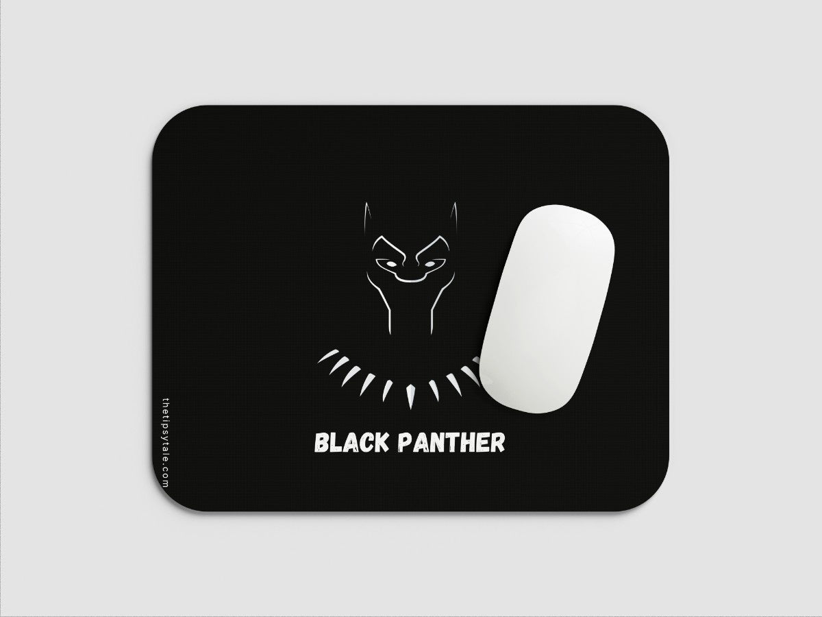 "Black Panther" Mousepad Enhance Your Workspace with Style