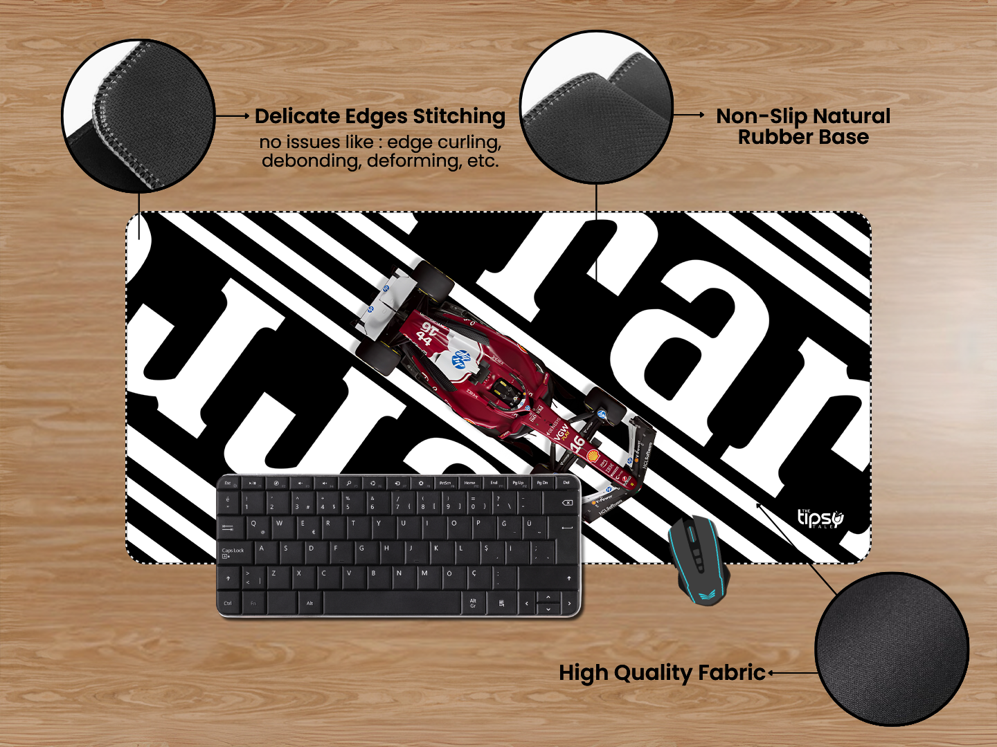 "F1-75 MODEL- FERRARI" Gaming Mousepad Elevate Your Gaming Experience