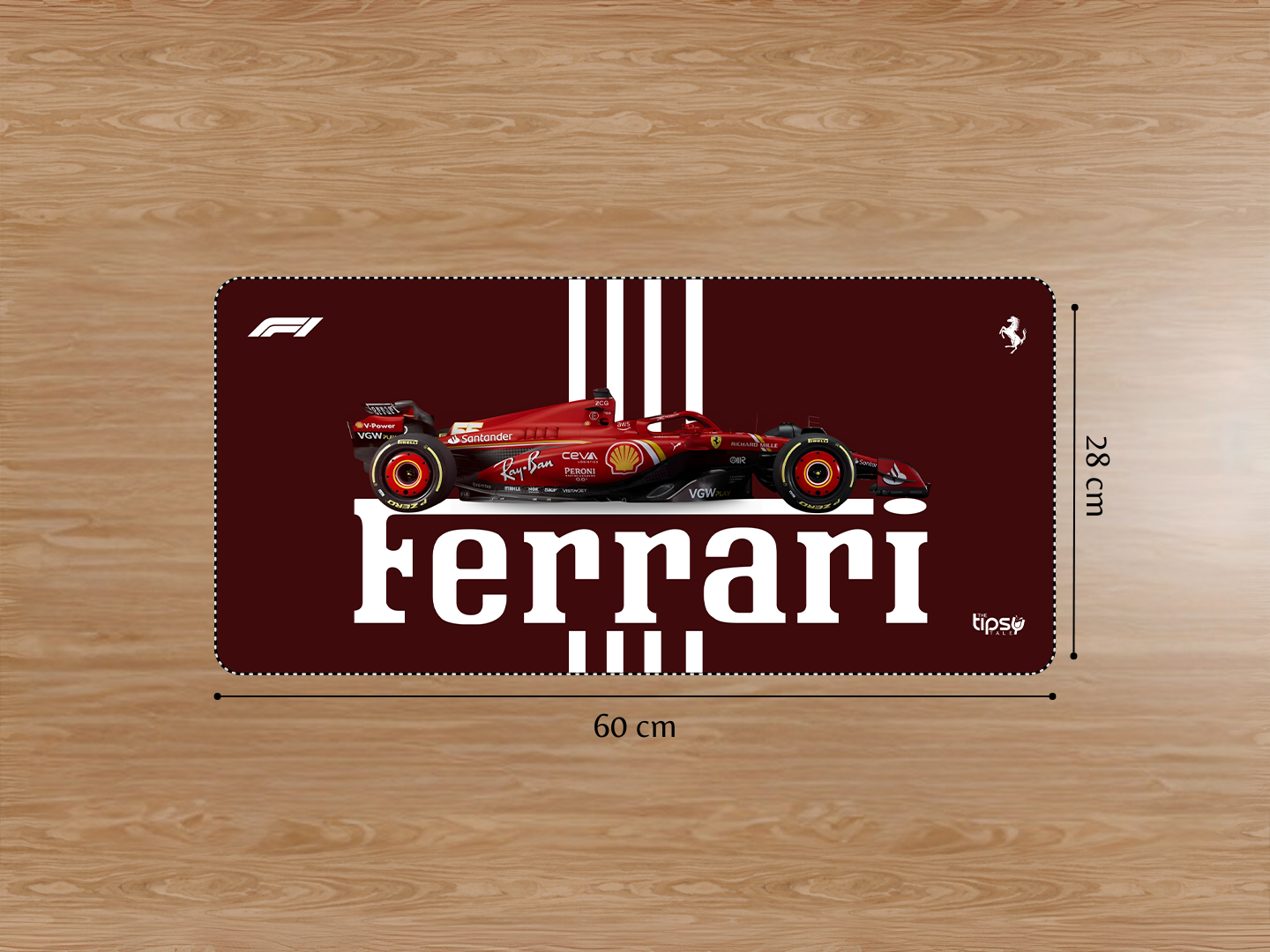 "ROSSO CORSA - SCUDERIA FERRARI " Gaming Mousepad Elevate Your Gaming Experience