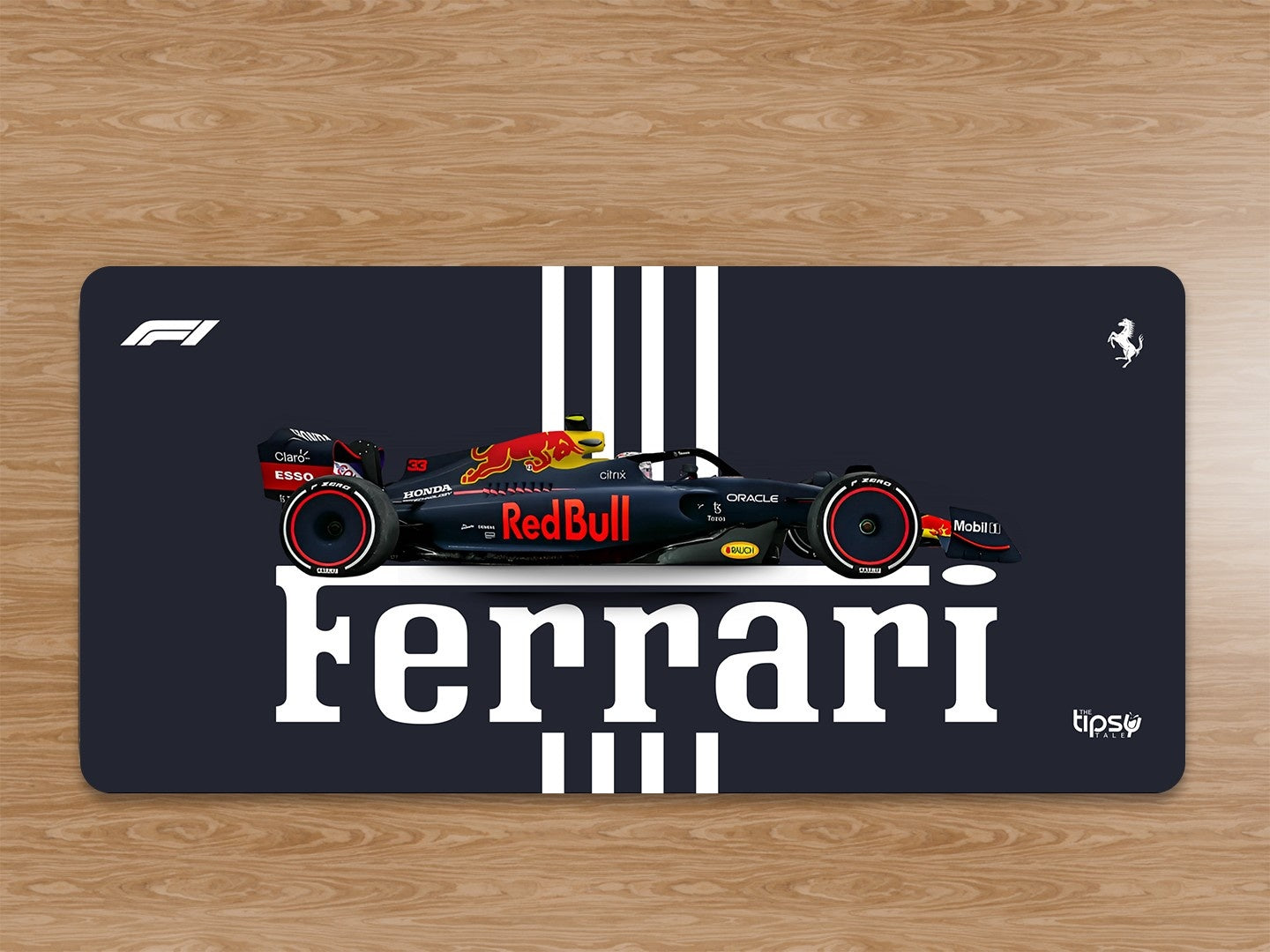 "SCUDERIA FERRARI - REDBULL EDITION" Gaming Mousepad Elevate Your Gaming Experience
