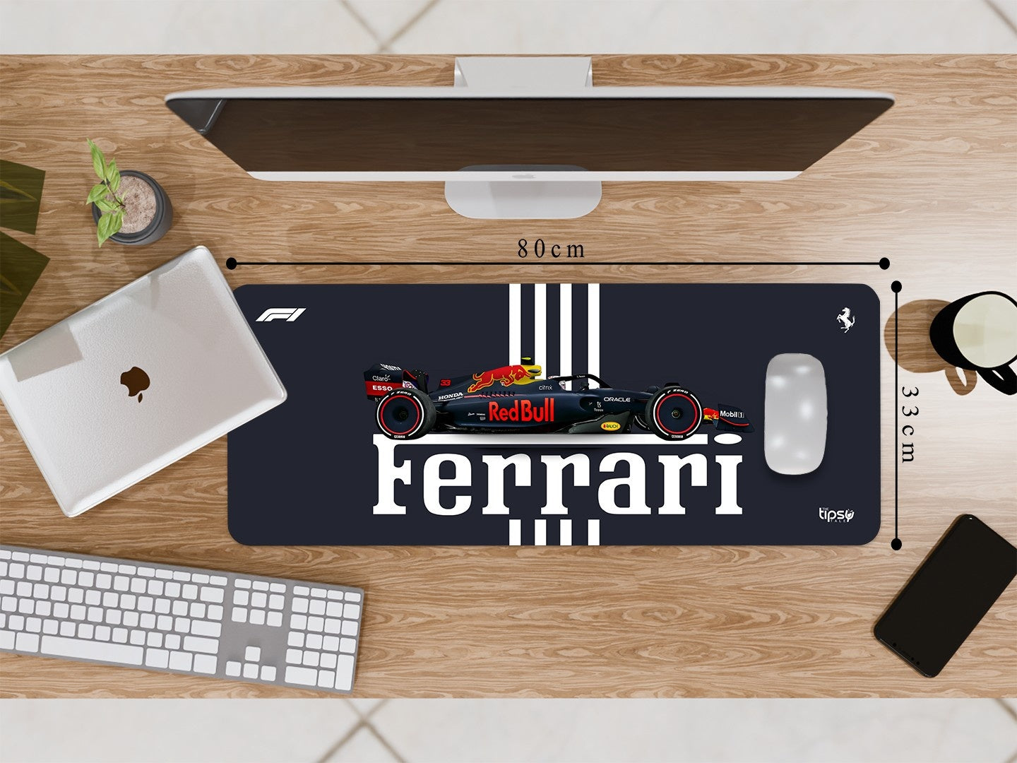 "SCUDERIA FERRARI - REDBULL EDITION" Gaming Mousepad Elevate Your Gaming Experience
