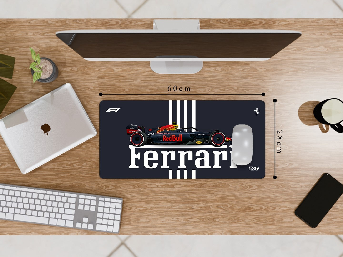 "SCUDERIA FERRARI - REDBULL EDITION" Gaming Mousepad Elevate Your Gaming Experience