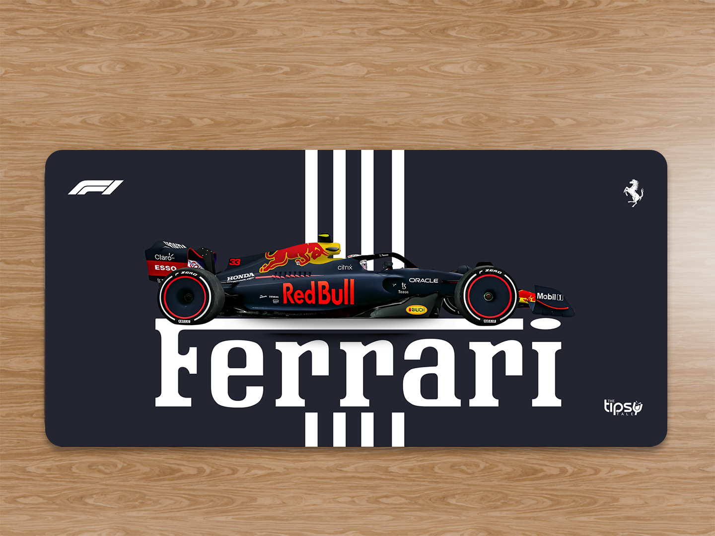 "SCUDERIA FERRARI - REDBULL EDITION" Gaming Mousepad Elevate Your Gaming Experience