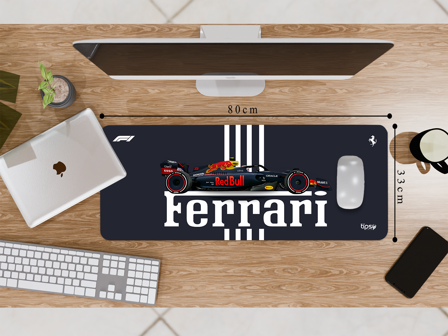 "SCUDERIA FERRARI - REDBULL EDITION" Gaming Mousepad Elevate Your Gaming Experience