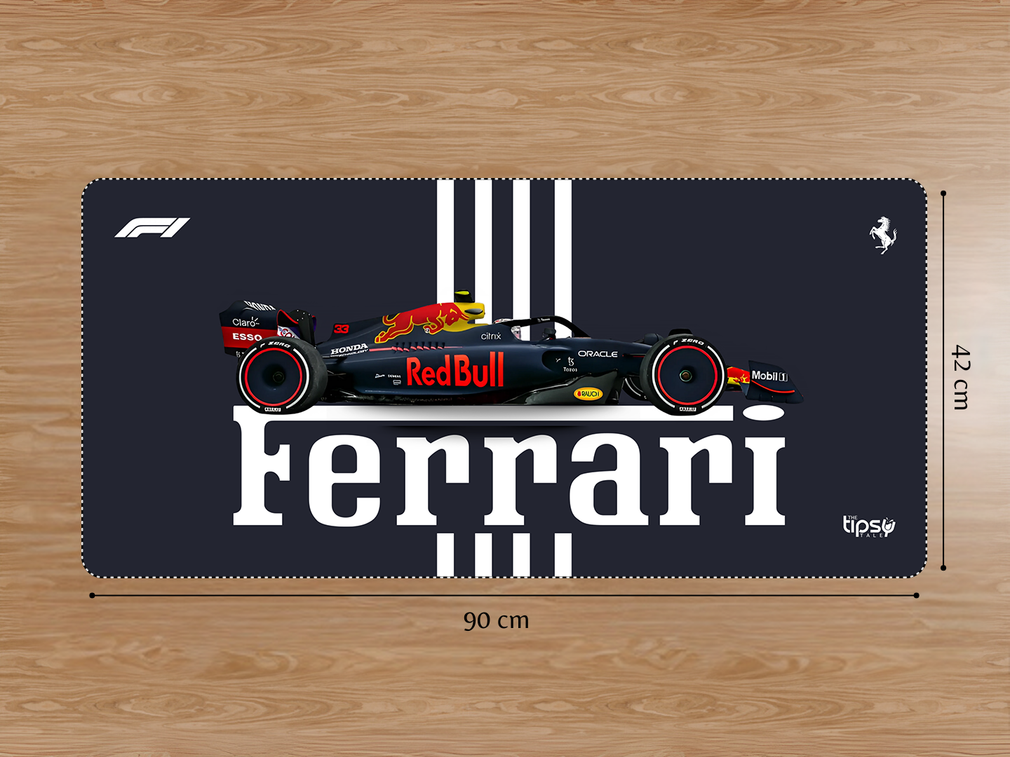 "SCUDERIA FERRARI - REDBULL EDITION" Gaming Mousepad Elevate Your Gaming Experience