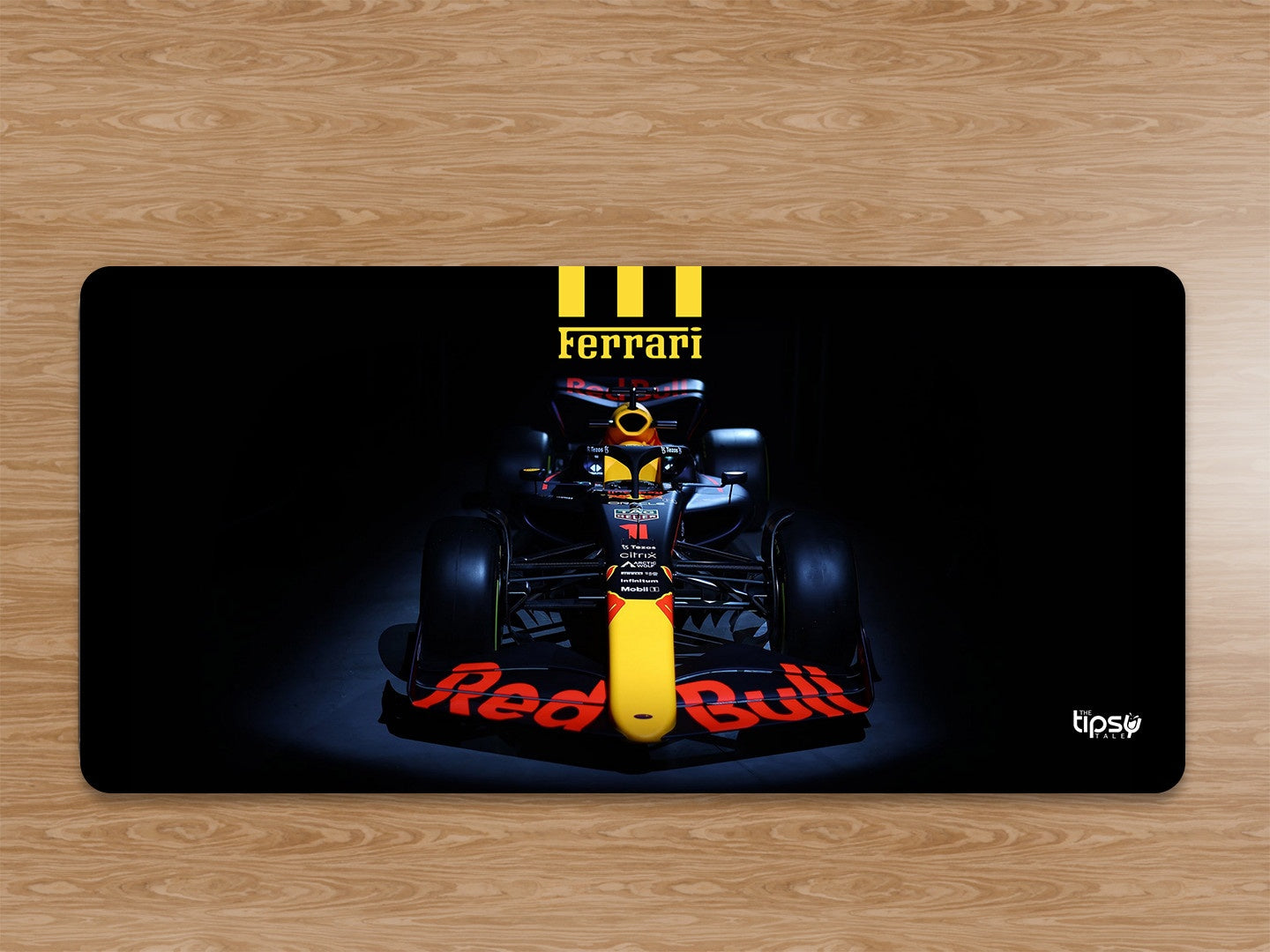 "SCUDERIA FERRARI - MAX VERSTAPPEN" Gaming Mousepad Elevate Your Gaming Experience