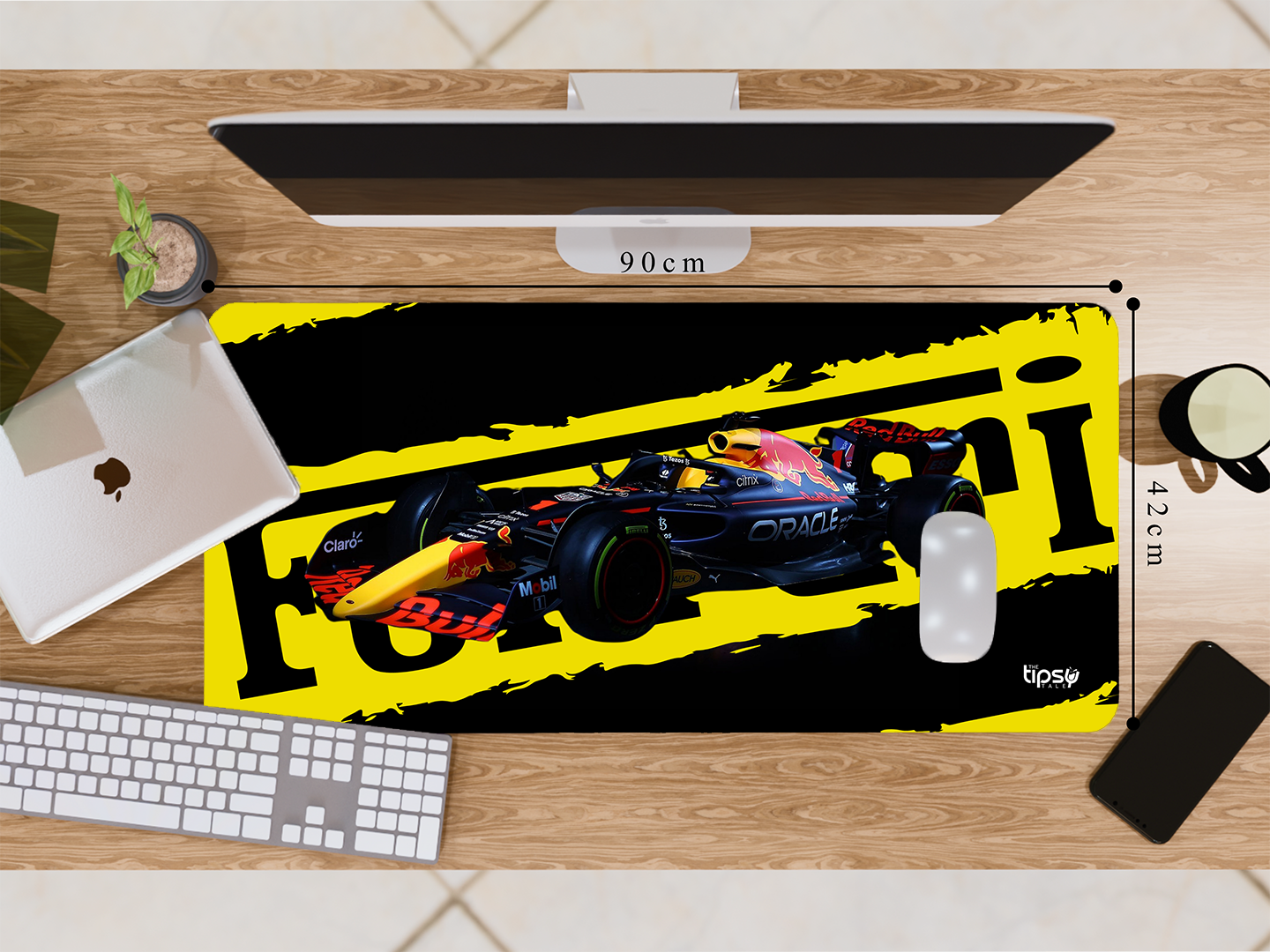 "ORACLE RED BULL RACING - SCUDERIA FERRARI" Gaming Mousepad Elevate Your Gaming Experience