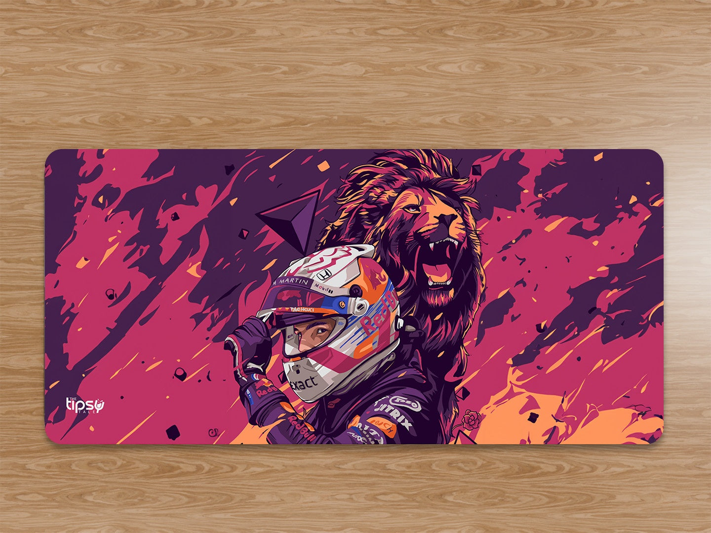 "MAX VERSTAPPEN ILLUSTRATED EDITION" Gaming Mousepad Elevate Your Gaming Experience