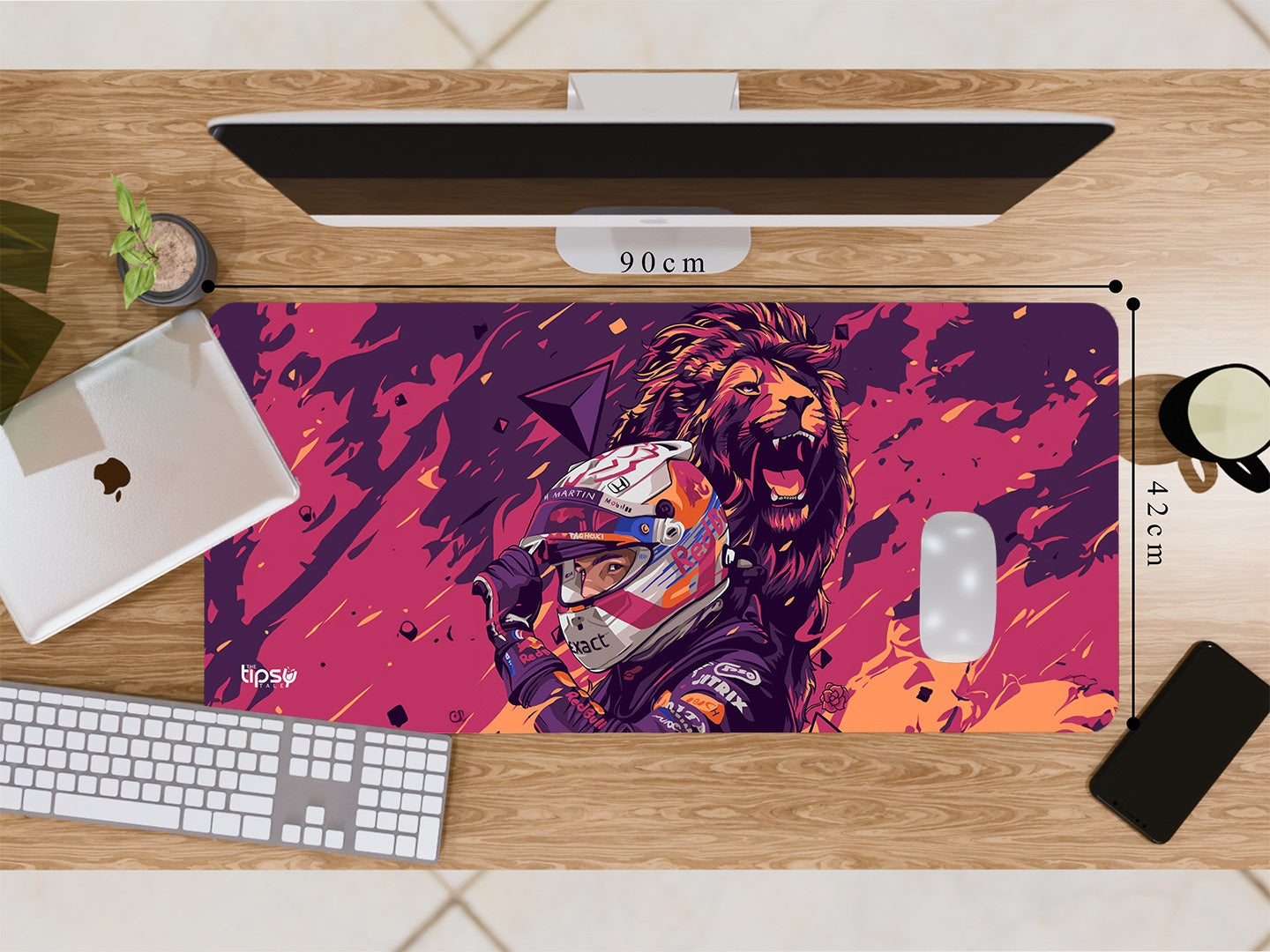 "MAX VERSTAPPEN ILLUSTRATED EDITION" Gaming Mousepad Elevate Your Gaming Experience