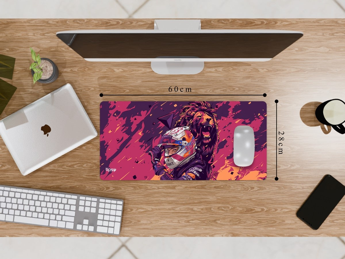 "MAX VERSTAPPEN ILLUSTRATED EDITION" Gaming Mousepad Elevate Your Gaming Experience