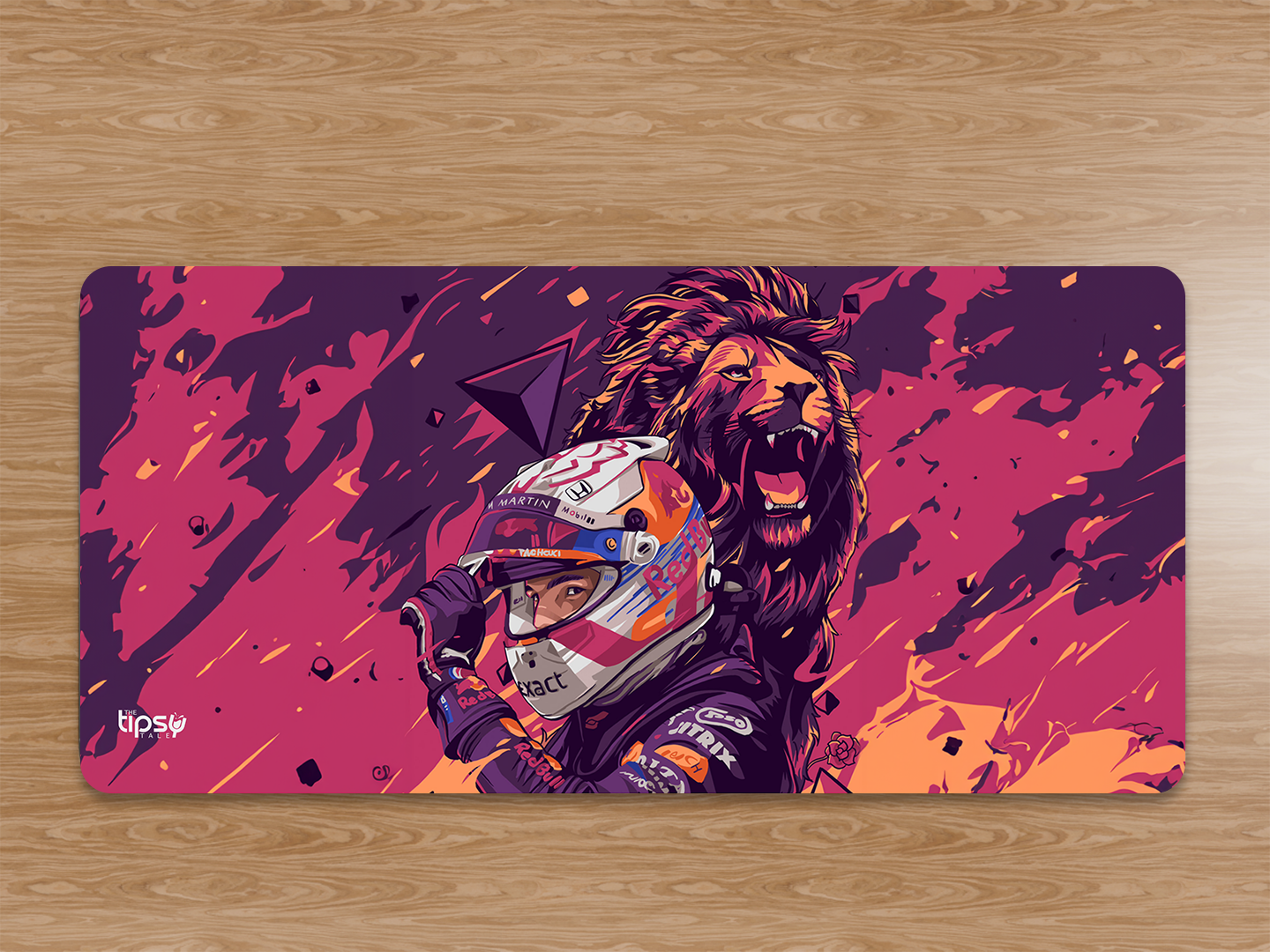 "MAX VERSTAPPEN ILLUSTRATED EDITION" Gaming Mousepad Elevate Your Gaming Experience