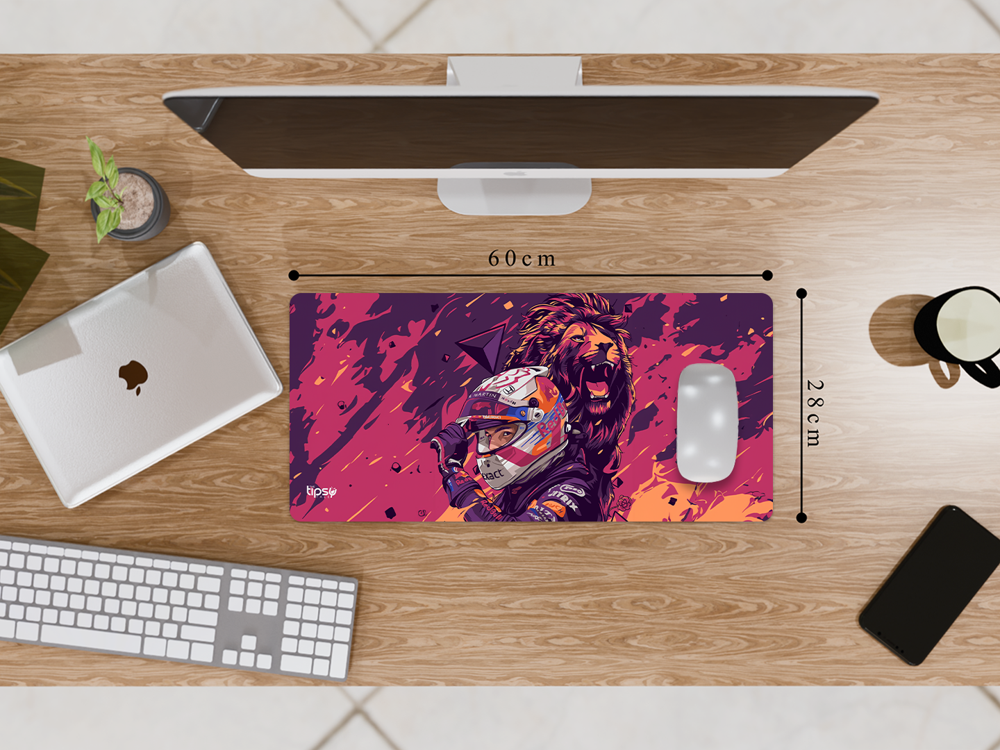 "MAX VERSTAPPEN ILLUSTRATED EDITION" Gaming Mousepad Elevate Your Gaming Experience