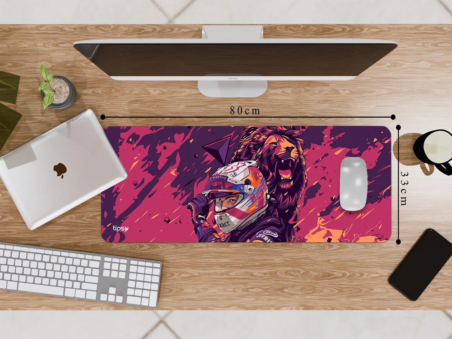 "MAX VERSTAPPEN ILLUSTRATED EDITION" Gaming Mousepad Elevate Your Gaming Experience