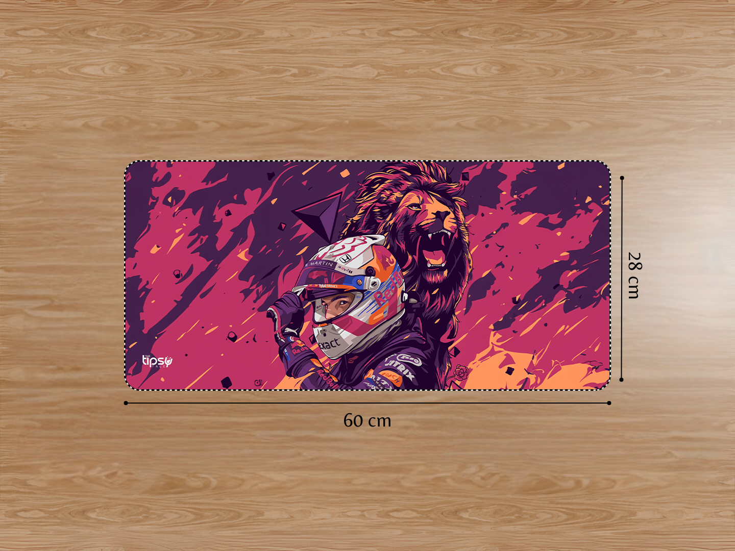 "MAX VERSTAPPEN ILLUSTRATED EDITION" Gaming Mousepad Elevate Your Gaming Experience