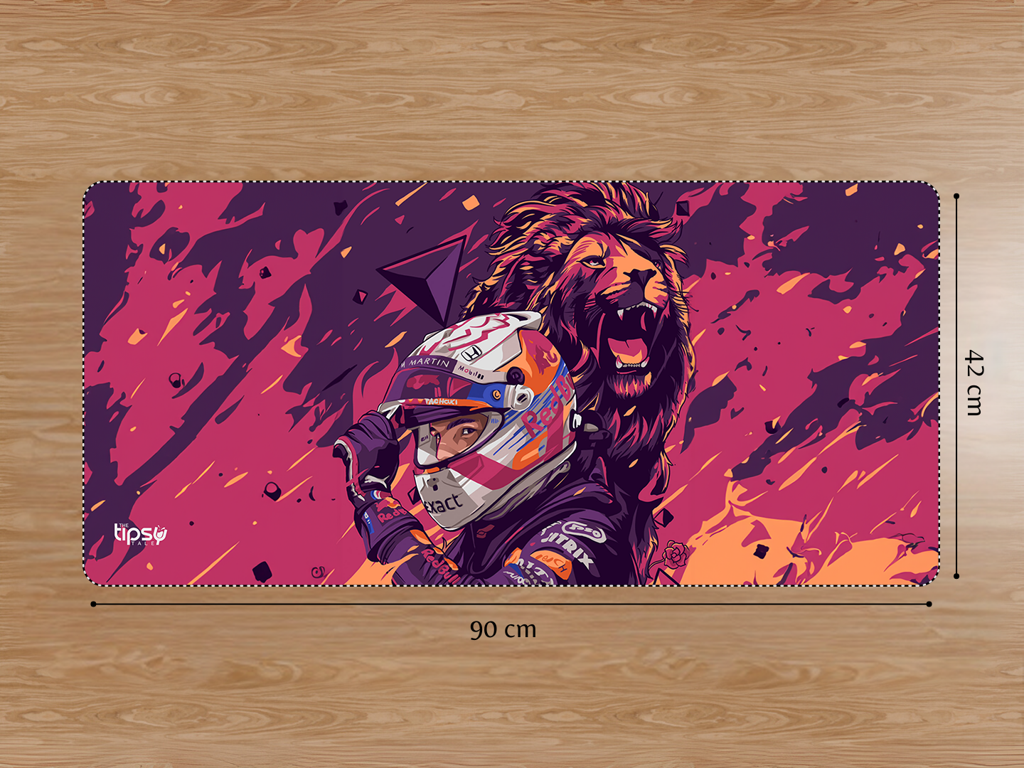 "MAX VERSTAPPEN ILLUSTRATED EDITION" Gaming Mousepad Elevate Your Gaming Experience