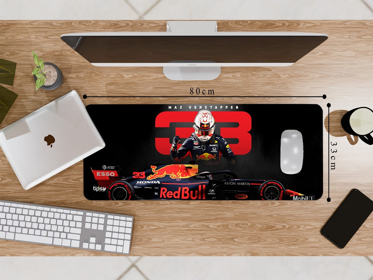"MAX VERSTAPPEN 33  F1" Gaming Mousepad Elevate Your Gaming Experience