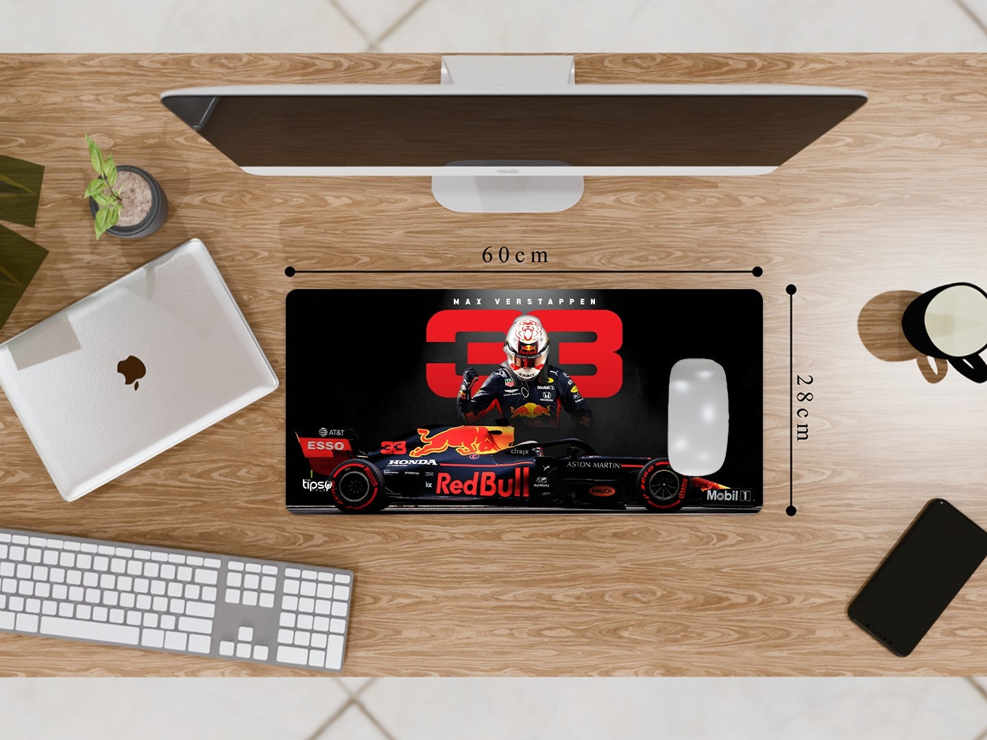 "MAX VERSTAPPEN 33  F1" Gaming Mousepad Elevate Your Gaming Experience