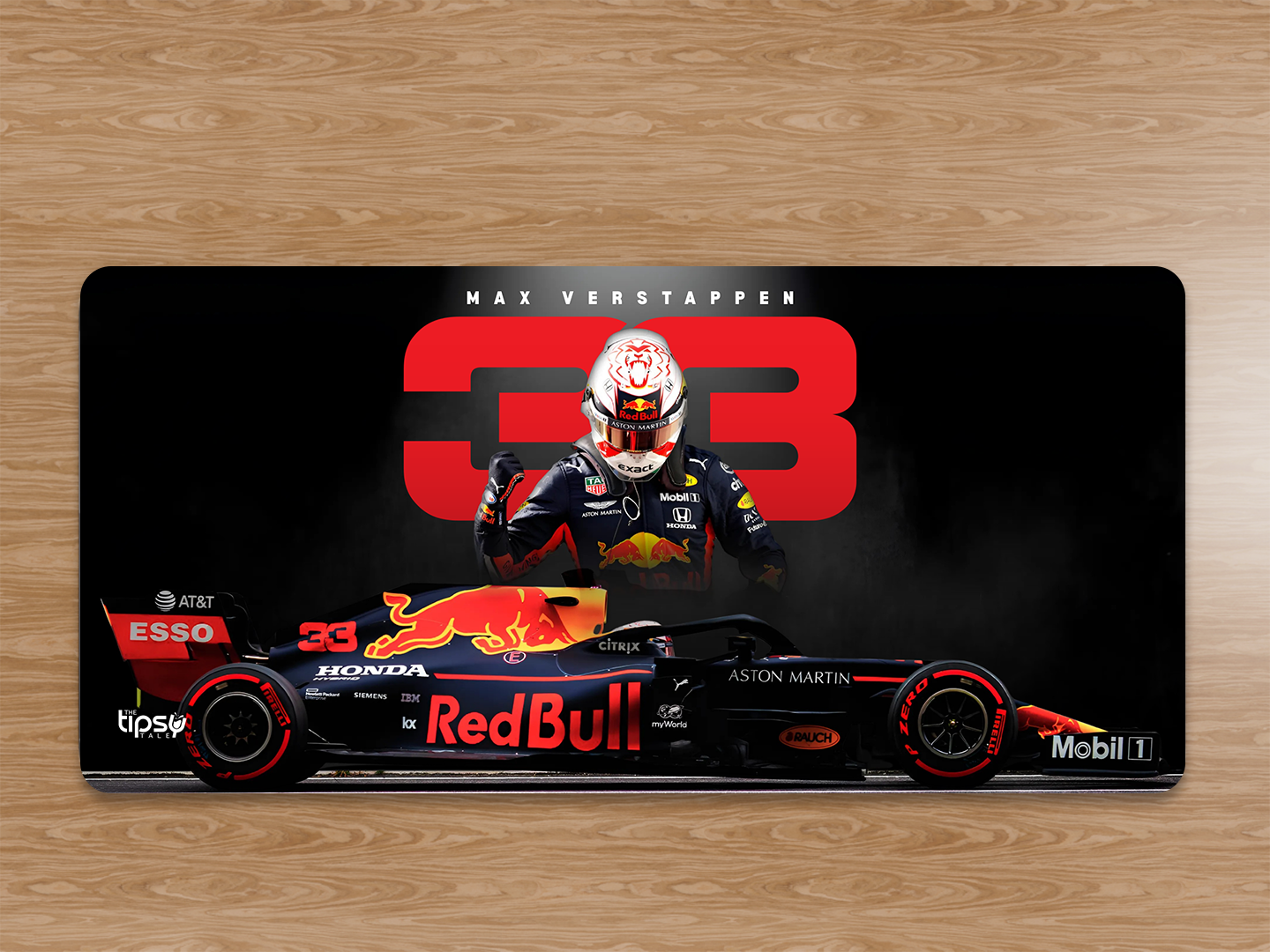 "MAX VERSTAPPEN 33  F1" Gaming Mousepad Elevate Your Gaming Experience