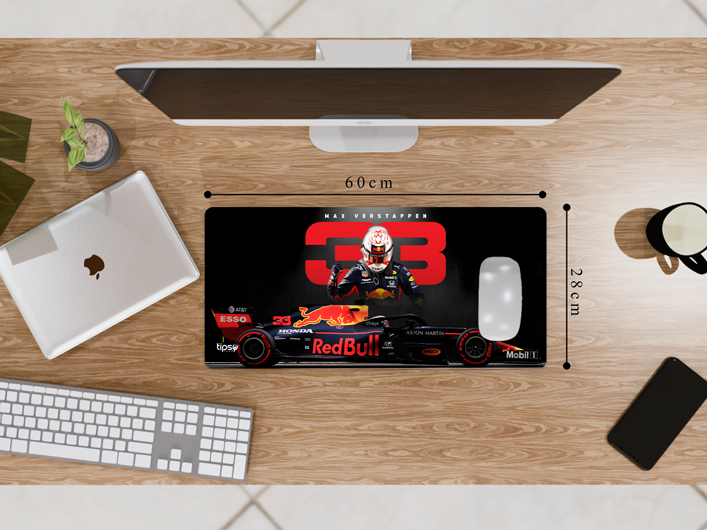 "MAX VERSTAPPEN 33  F1" Gaming Mousepad Elevate Your Gaming Experience