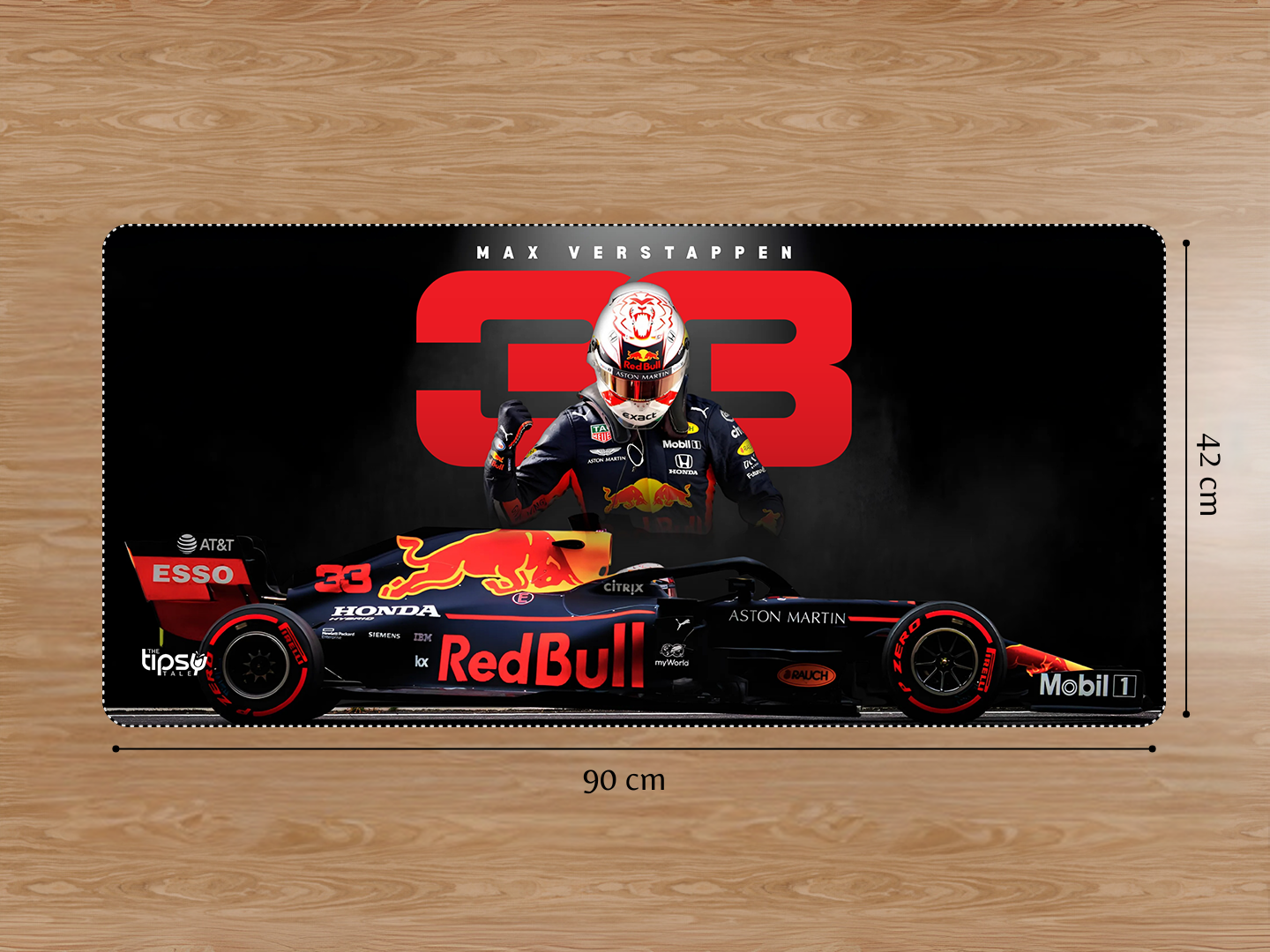 "MAX VERSTAPPEN 33  F1" Gaming Mousepad Elevate Your Gaming Experience