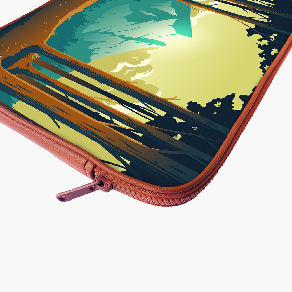 "LOST IN THE FOREST" Laptop Sleeves:Bold Modern Design for Every Size