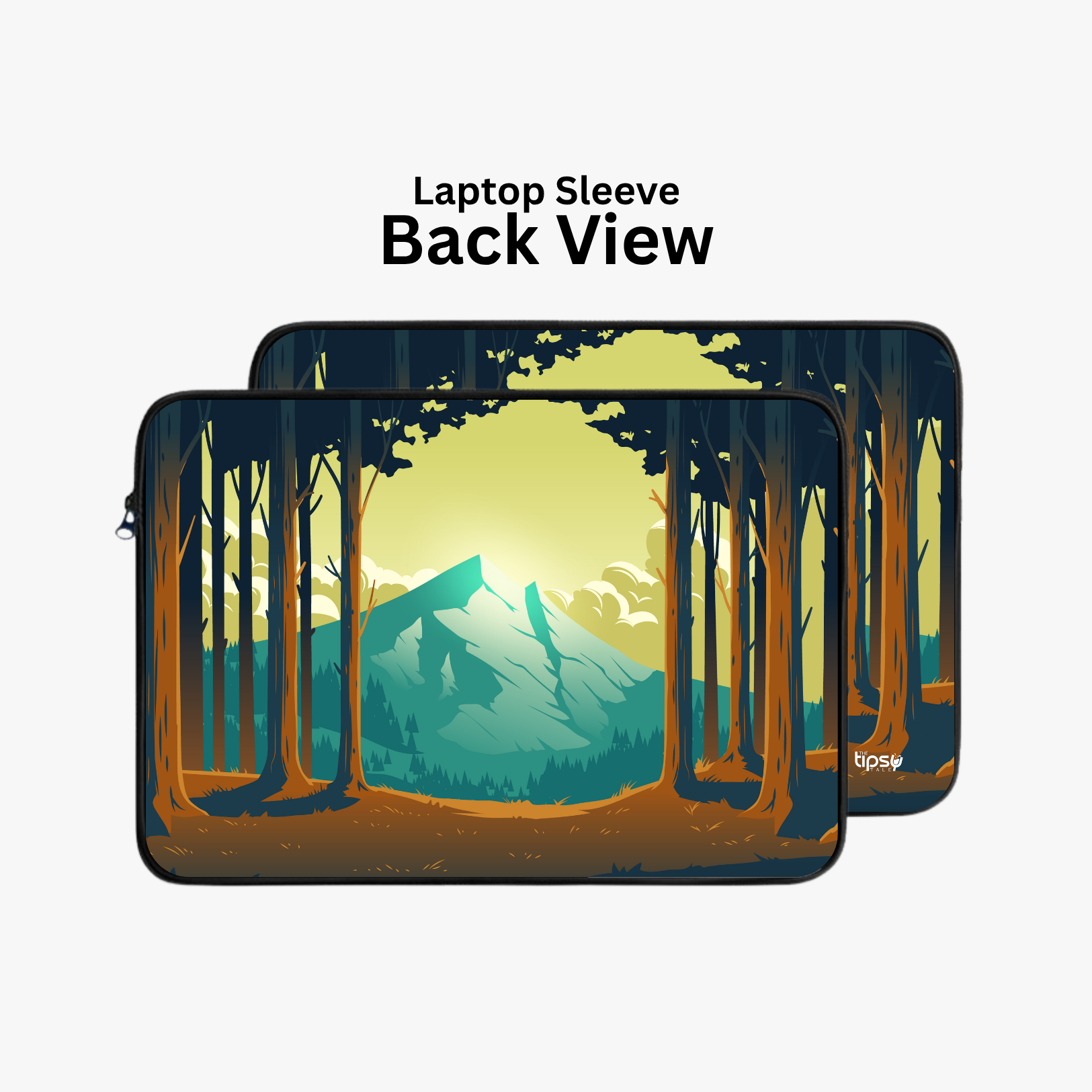 "LOST IN THE FOREST" Laptop Sleeves:Bold Modern Design for Every Size