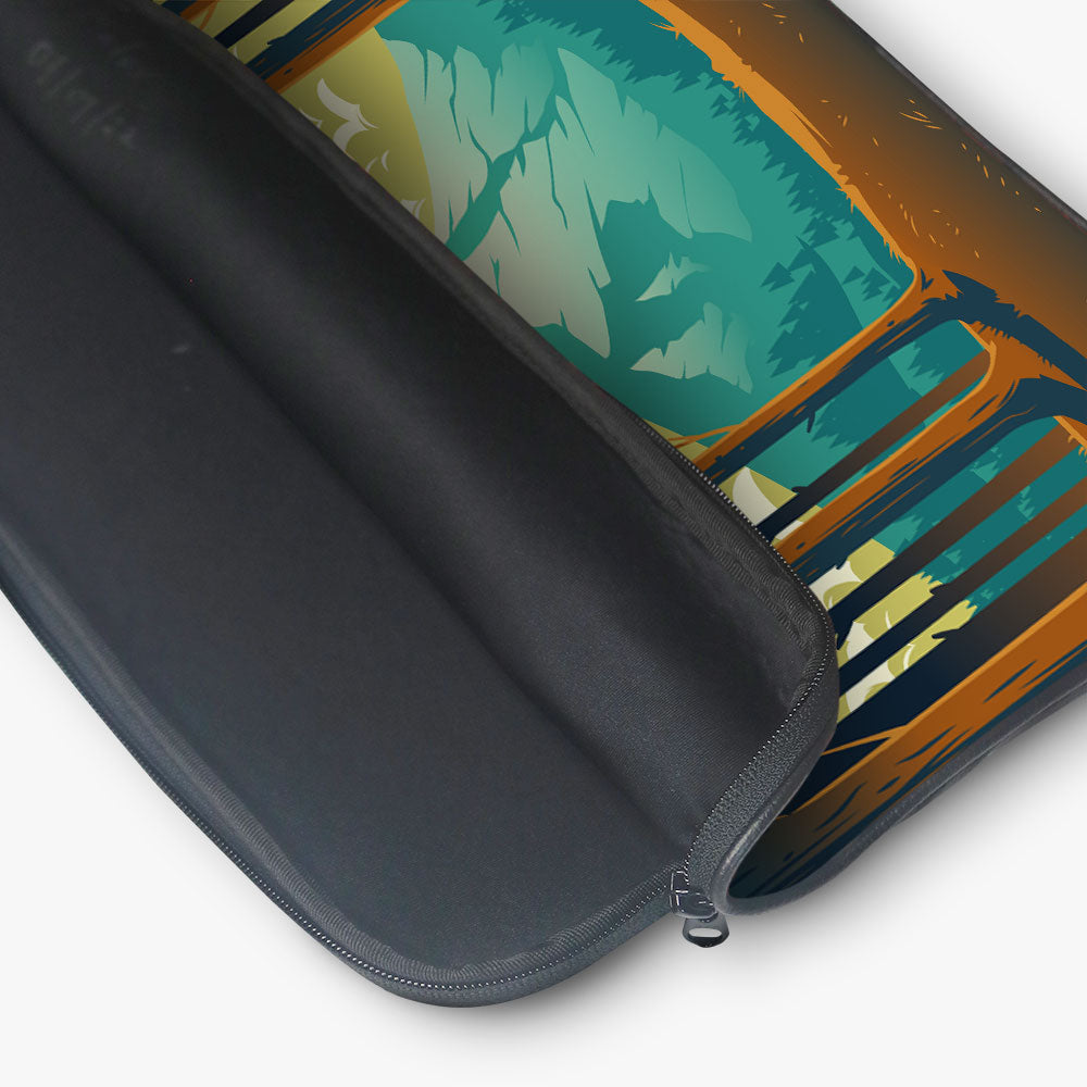"LOST IN THE FOREST" Laptop Sleeves:Bold Modern Design for Every Size