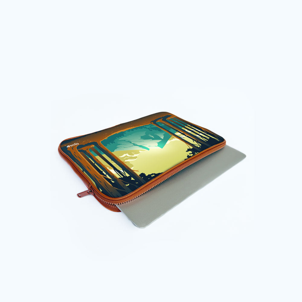 "LOST IN THE FOREST" Laptop Sleeves:Bold Modern Design for Every Size