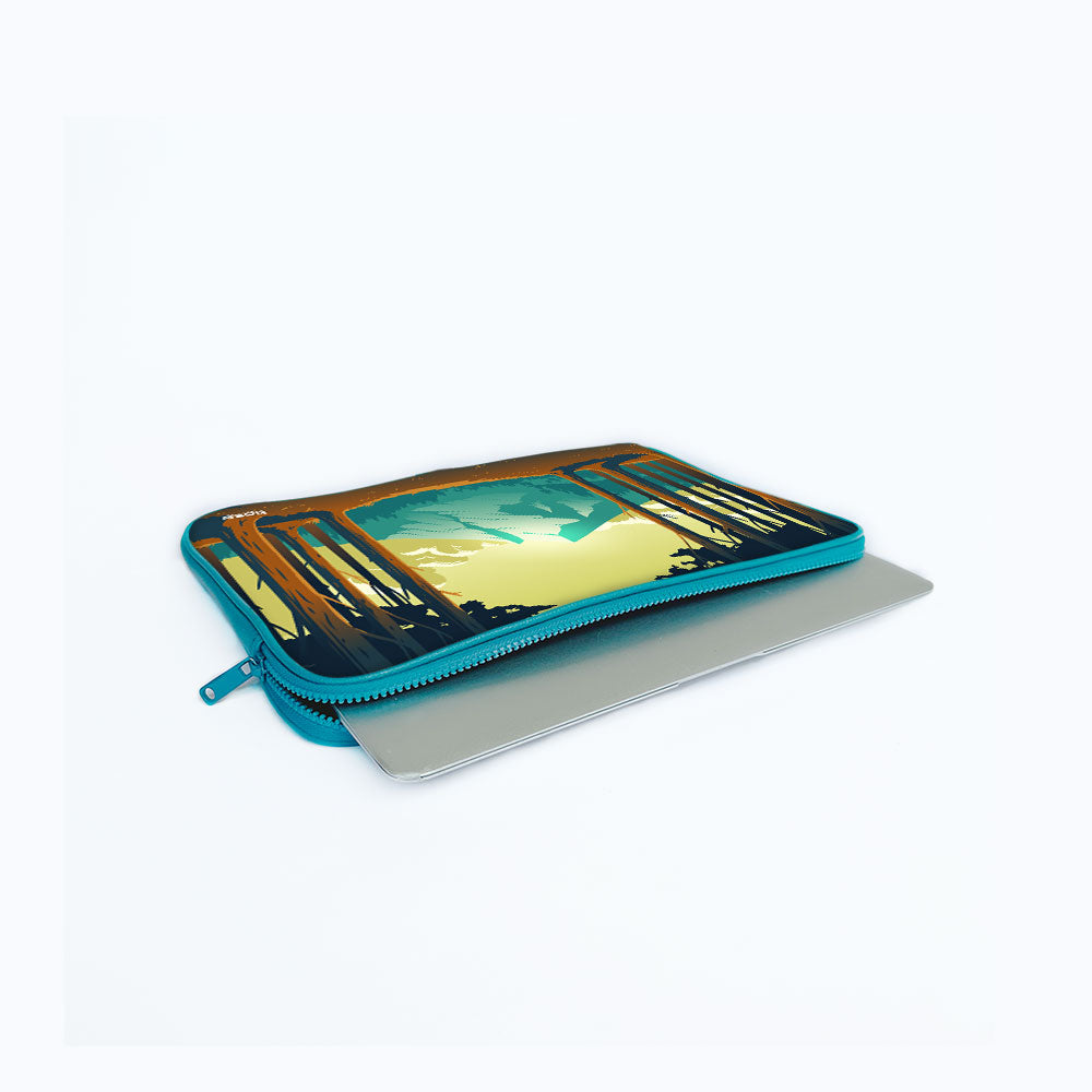 "LOST IN THE FOREST" Laptop Sleeves:Bold Modern Design for Every Size