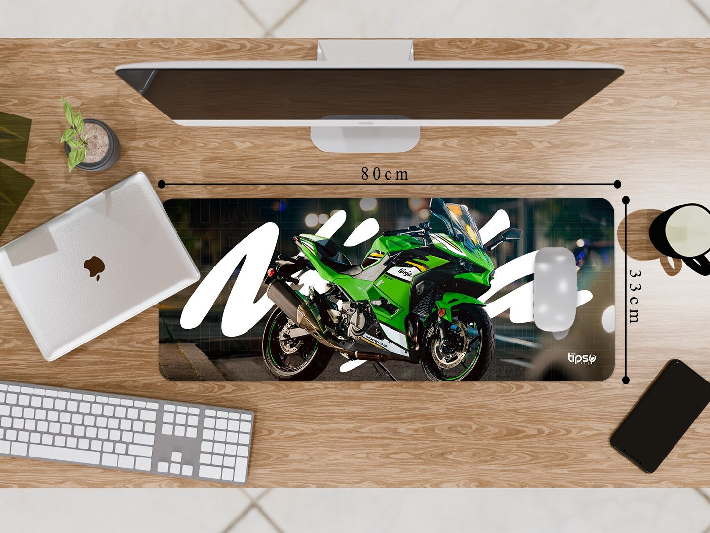"KAWASAKI NINJA 500" Gaming Mousepad Elevate Your Gaming Experience