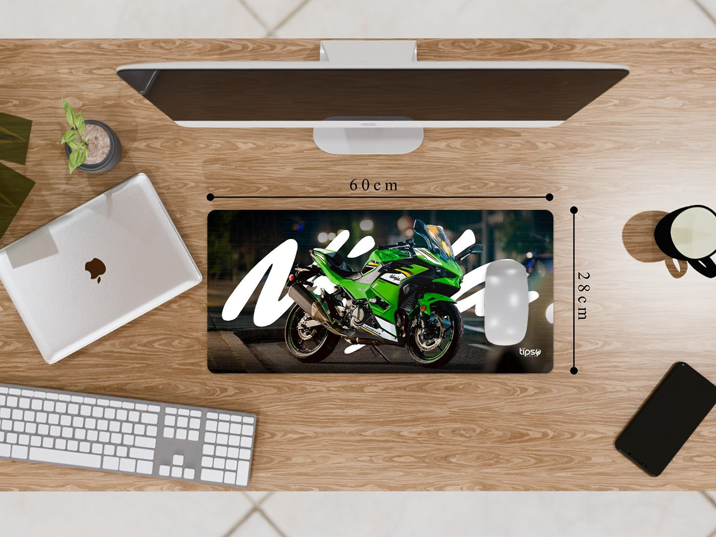 "KAWASAKI NINJA 500" Gaming Mousepad Elevate Your Gaming Experience