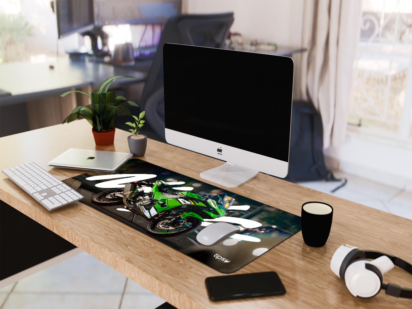 "KAWASAKI NINJA 500" Gaming Mousepad Elevate Your Gaming Experience