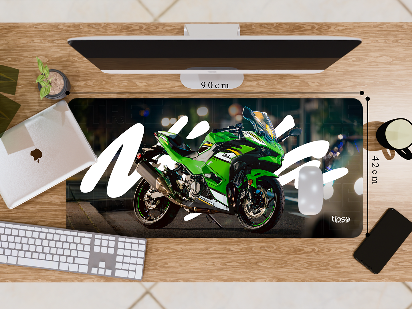 "KAWASAKI NINJA 500" Gaming Mousepad Elevate Your Gaming Experience