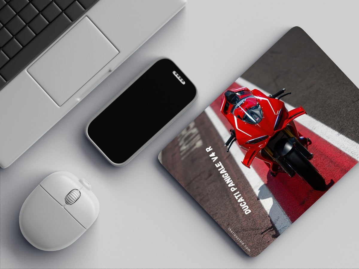 "Ducati Panigale V4 R" Mousepad Enhance Your Workspace with Style