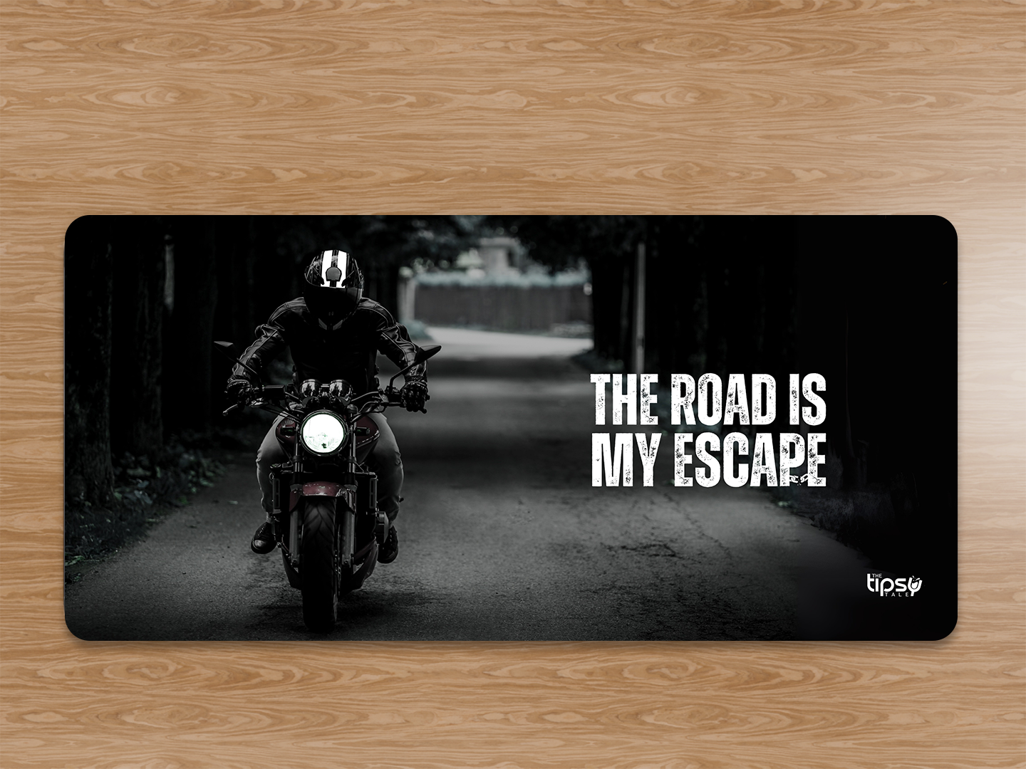 "ROAD IS MY ESCAPE" Gaming Mousepad Elevate Your Gaming Experience