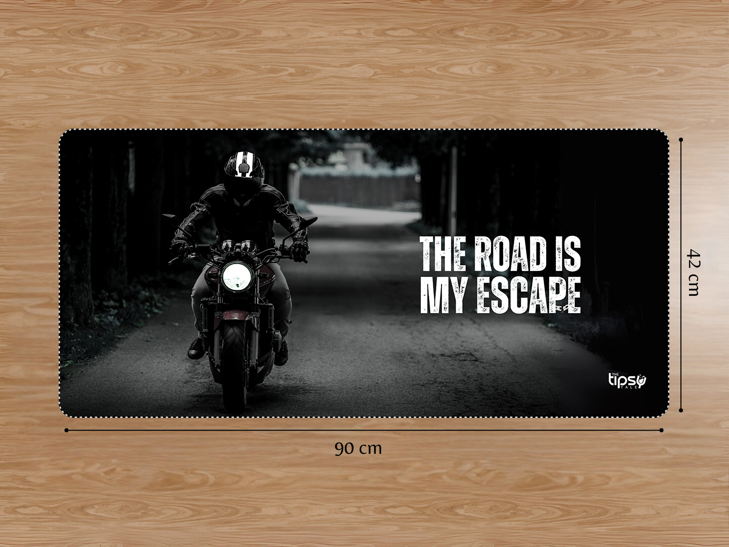 "ROAD IS MY ESCAPE" Gaming Mousepad Elevate Your Gaming Experience
