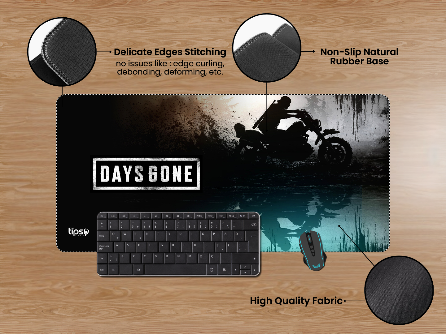 "DAYS GONE - GAMING EDITION" Gaming Mousepad Elevate Your Gaming Experience