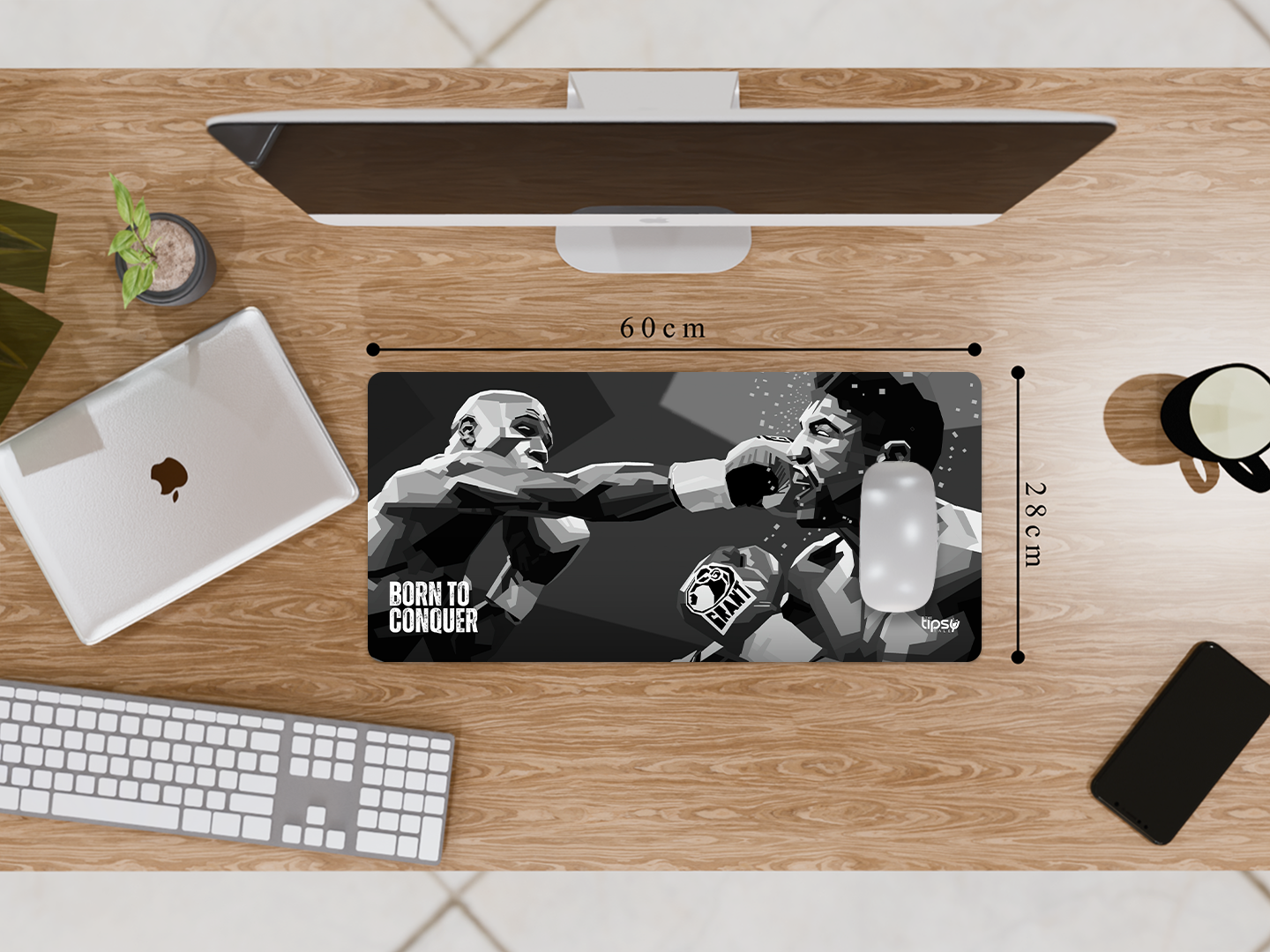 "BOXING ART WORK- SPORTS EDITION" Gaming Mousepad Elevate Your Gaming Experience