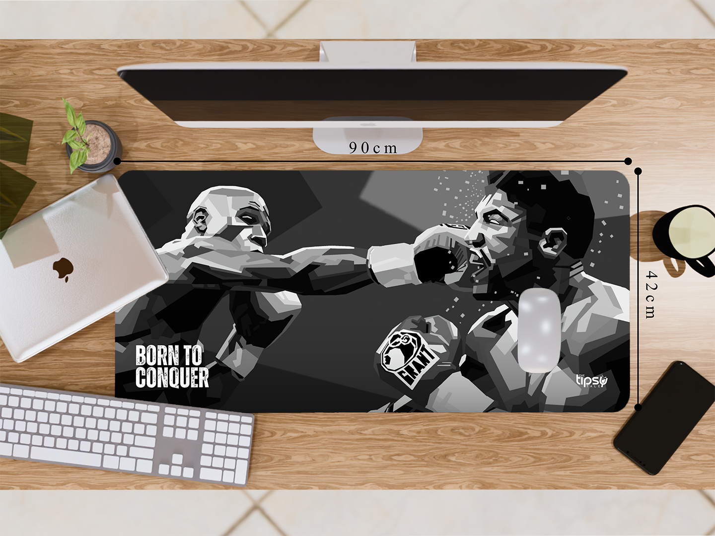 "BOXING ART WORK- SPORTS EDITION" Gaming Mousepad Elevate Your Gaming Experience