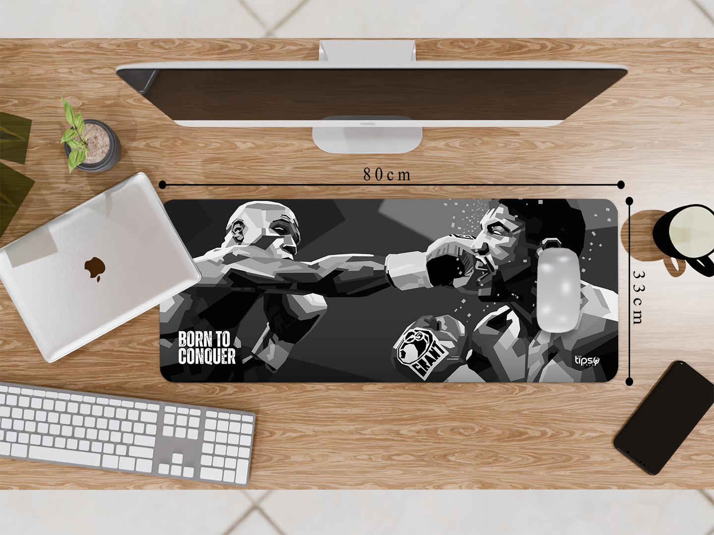 "BOXING ART WORK- SPORTS EDITION" Gaming Mousepad Elevate Your Gaming Experience