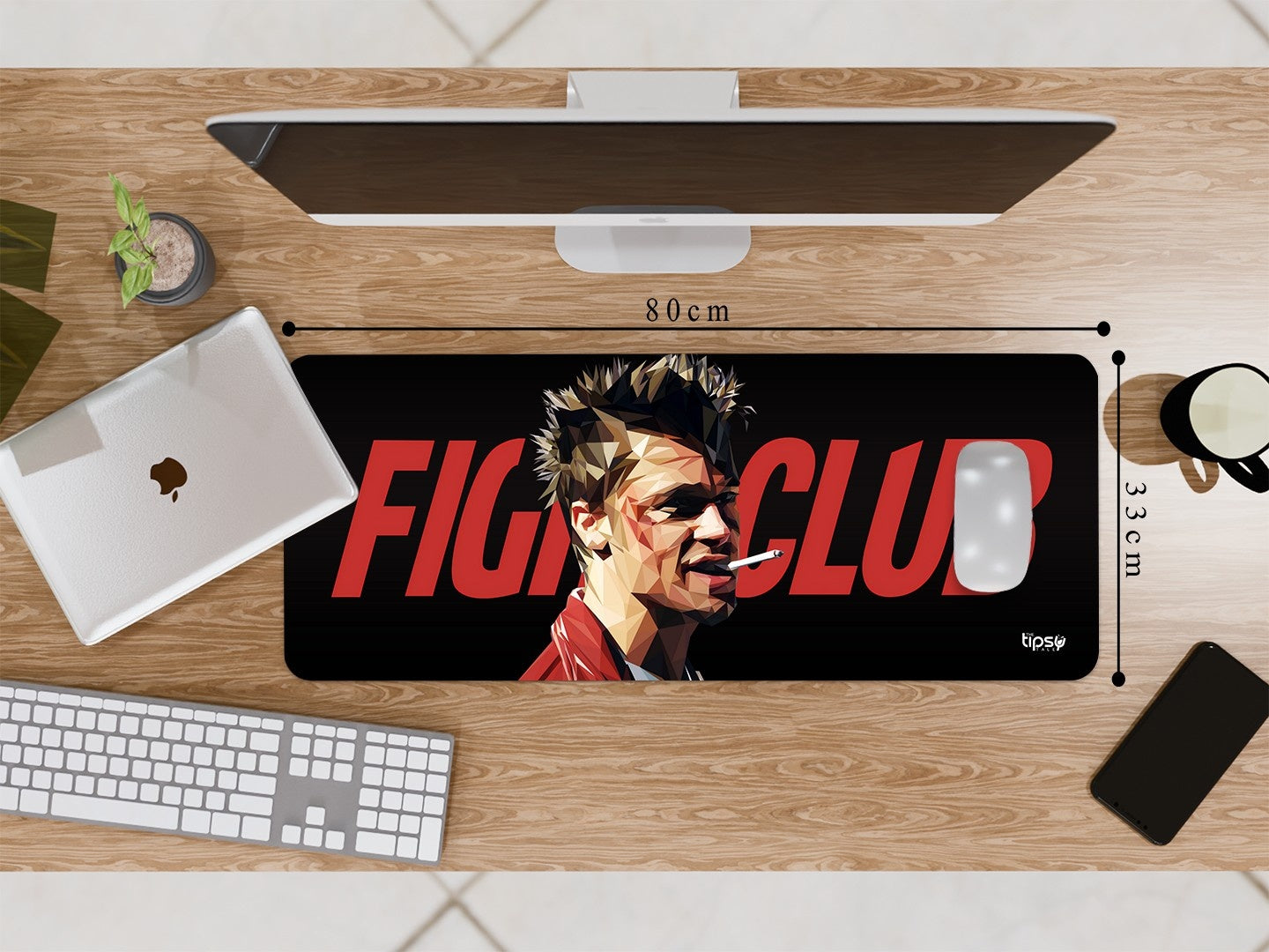 "FIGHT CLUB - BRAD PITT - ENTERTAINMENT EDITION" Gaming Mousepad Elevate Your Gaming Experience