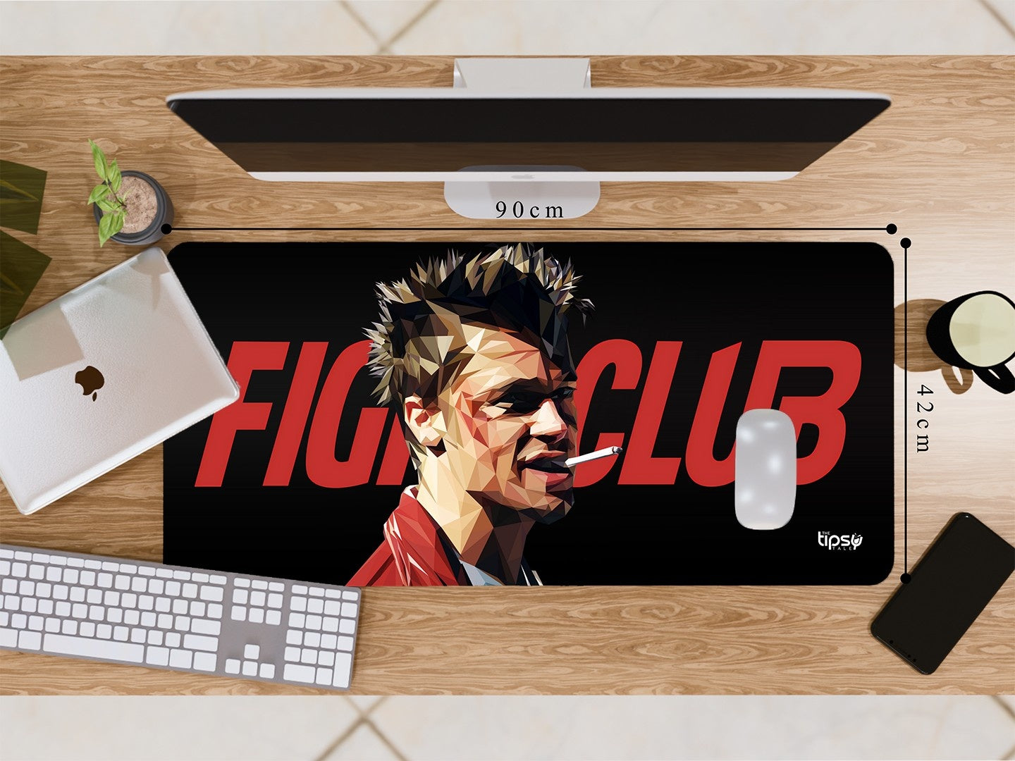 "FIGHT CLUB - BRAD PITT - ENTERTAINMENT EDITION" Gaming Mousepad Elevate Your Gaming Experience