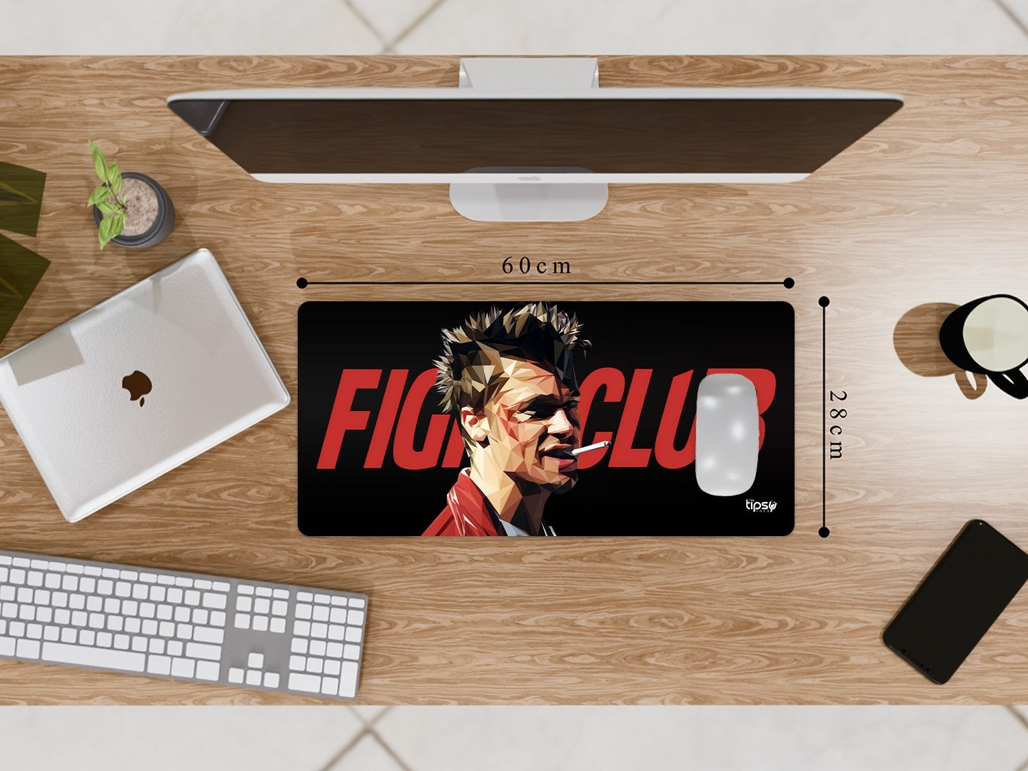 "FIGHT CLUB - BRAD PITT - ENTERTAINMENT EDITION" Gaming Mousepad Elevate Your Gaming Experience