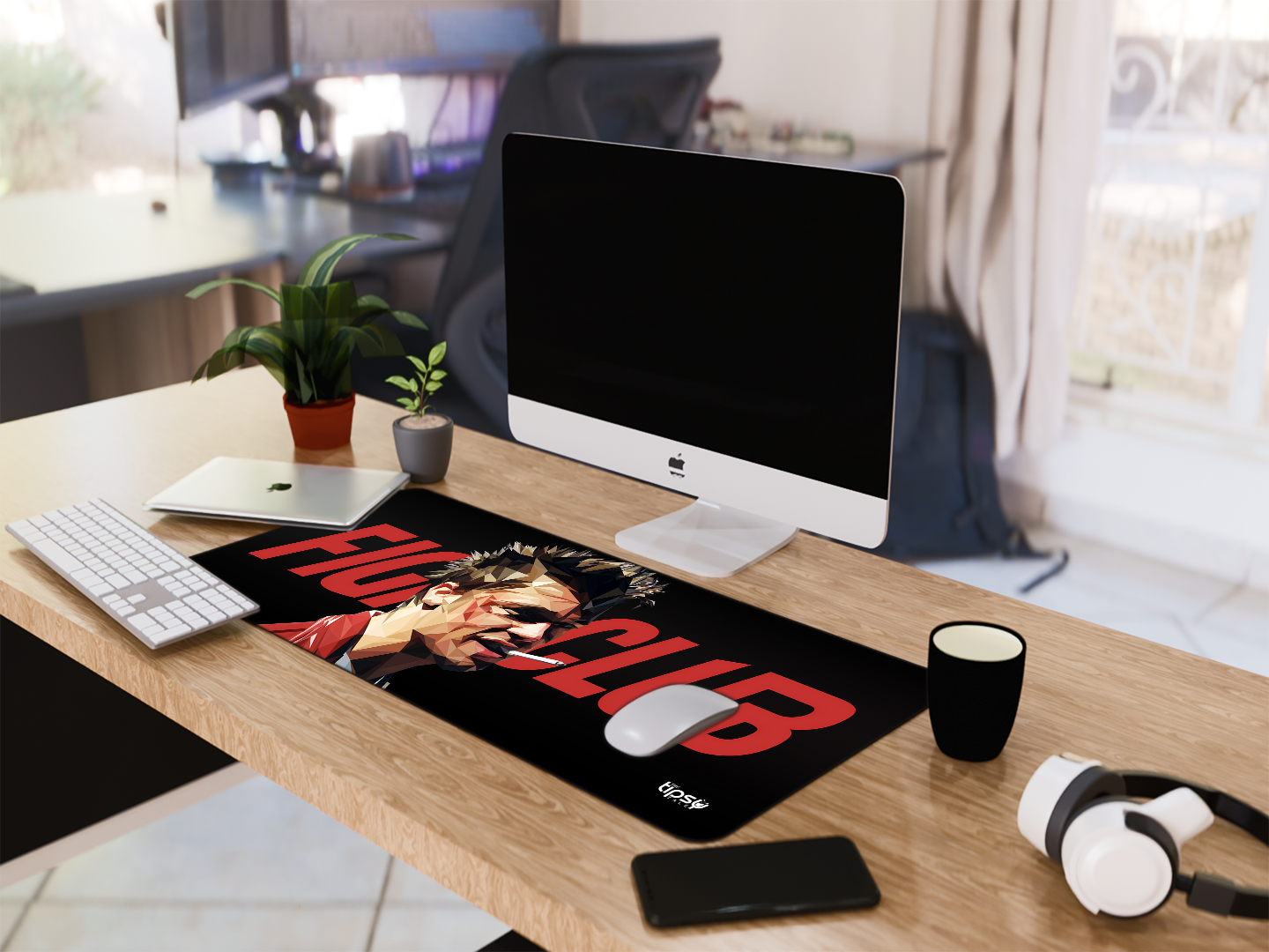 "FIGHT CLUB - BRAD PITT - ENTERTAINMENT EDITION" Gaming Mousepad Elevate Your Gaming Experience